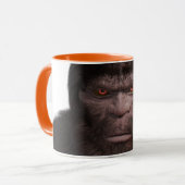 ビッグフットサスカッチ顔ポートレート マグカップ (正面左)