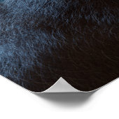 ビッグフットサスカッチ顔ポートレートIII ポスター (角)