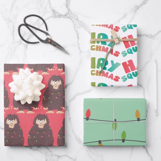 ビッグフットサスカッチ ラッピングペーパーシート (正面)