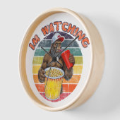 ビッグフットサスカッチ 壁時計 (傾斜)