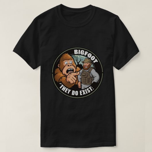 ビッグフットサスカッチ Tシャツ (デザイン正面)