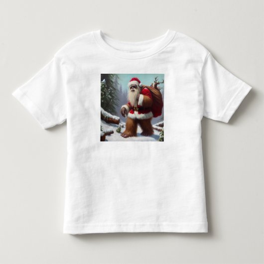 ビッグフットサンタクロース トドラーTシャツ (正面)