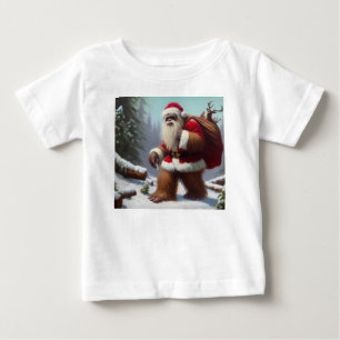 ビッグフットサンタクロース ベビーTシャツ