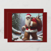 ビッグフットサンタクロース ポストカード (正面/裏面)