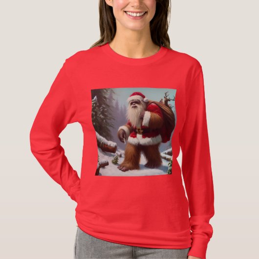 ビッグフットサンタクロース Tシャツ (正面)
