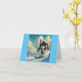 ビッグフットスキー カード (黄色い花)