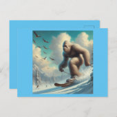 ビッグフットスキー ポストカード (正面/裏面)