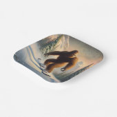 ビッグフットスノーボード ペーパープレート (傾斜あり)