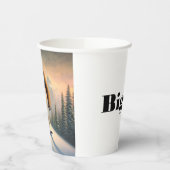 ビッグフットスノーボード 紙コップ (左)