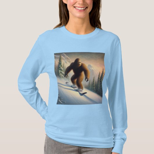 ビッグフットスノーボード Tシャツ (正面)