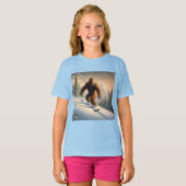 ビッグフットスノーボード Tシャツ (正面フル)