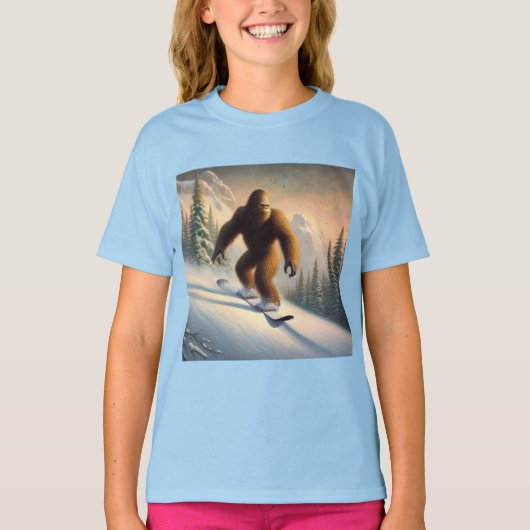 ビッグフットスノーボード Tシャツ (正面)