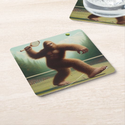 ビッグフットテニス スクエアペーパーコースター (アングル)