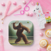 ビッグフットテニス ペーパープレート (パーティー)