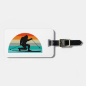 ビッグフットテレマークスキーレインボー ラゲッジタグ (正面横)