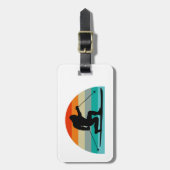 ビッグフットテレマークスキーレインボー ラゲッジタグ (正面縦)