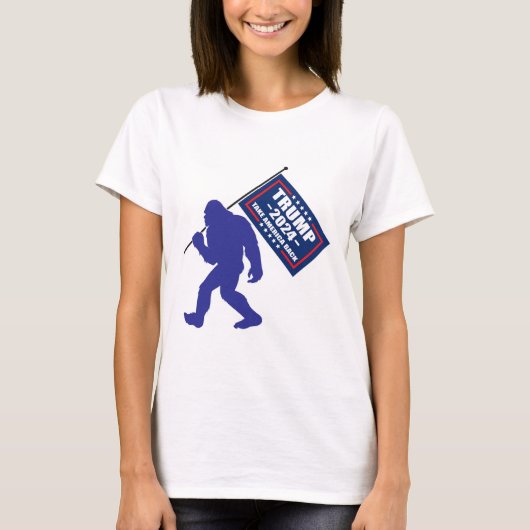 ビッグフットトランプ2024 Tシャツ (正面)