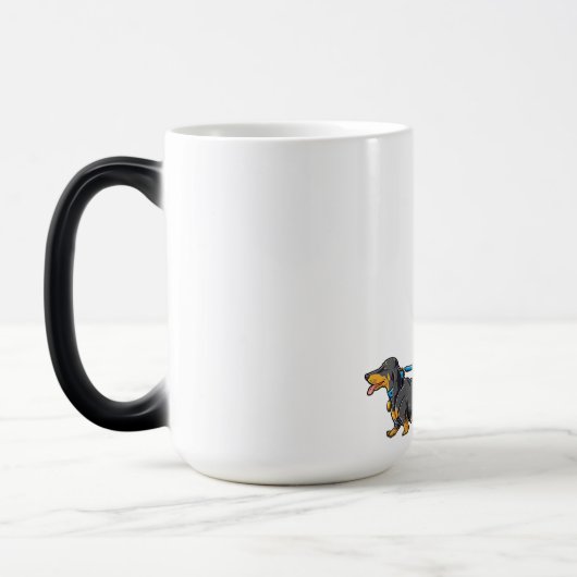 ビッグフットドッグウォークダックスフントTサスカッチキッズメンW モーフィングマグカップ (左)