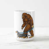 ビッグフットドッグウォークダックスフントTサスカッチキッズメンW モーフィングマグカップ (中央)