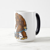 ビッグフットドッグウォークダックスフントTサスカッチキッズメンW モーフィングマグカップ (正面右)