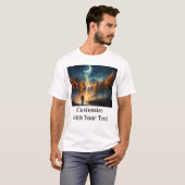 ビッグフットナイトウッズスターズムーン Tシャツ (正面フル)