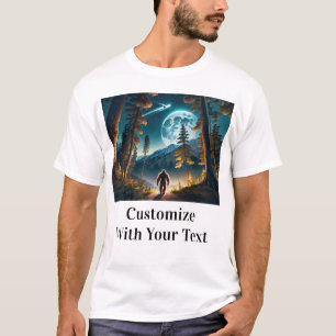 ビッグフットナイトウッズフルムーン Tシャツ