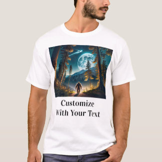 ビッグフットナイトウッズフルムーン Tシャツ