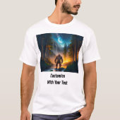 ビッグフットナイトウッズムーン Tシャツ (正面)