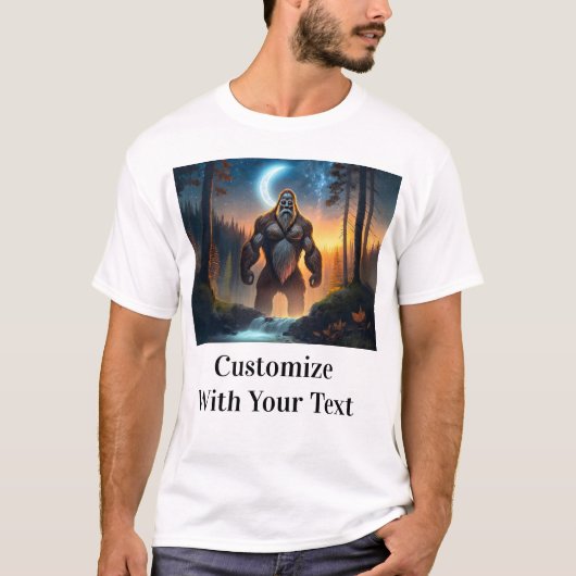 ビッグフットナイトウッズムーン Tシャツ (正面)