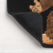 ビッグフットハートバレンタインデー男の子ガールズキッズサスク マウスパッド (コーナー)