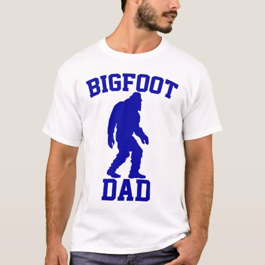 ビッグフットパパおもしろい- Bigfoot Tシャツ (正面)