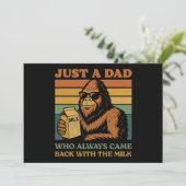 ビッグフットパパはいつだって牛乳を買って戻ってくるただのパパ 招待状 (スタンド正面)