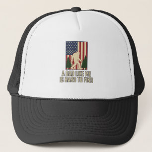 ビッグフットパパ ビンテージアメリカ国旗Tシャツデザイン1 キャップ