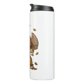 ビッグフットピルグリムターキーパンプキンサンクスギビングデイボー タンブラー (回転右)