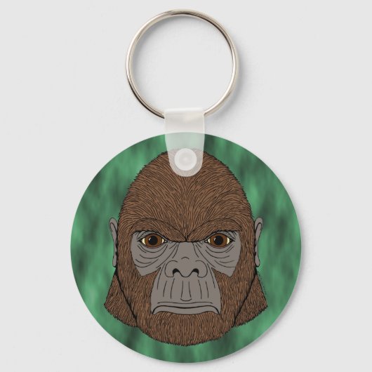 ビッグフットポートレート1 (Ape-Like) キーホルダー (正面)