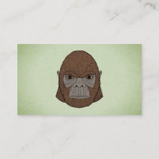 ビッグフットポートレート1 (Ape-Like) 名刺 (裏面)