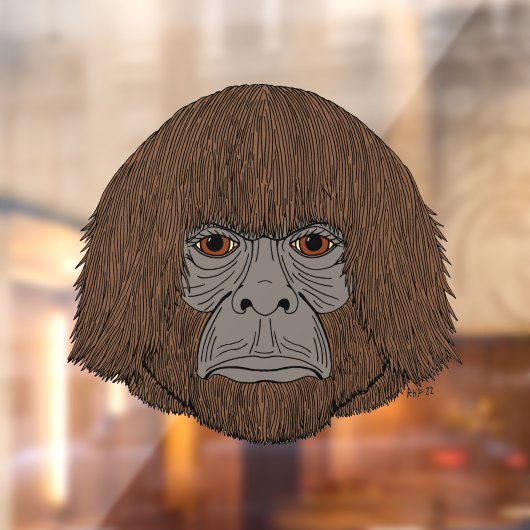 ビッグフットポートレート2 （ヒト様） ウィンドウサイン (シート2)