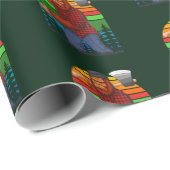 ビッグフットランバージャックアックスサスカッチフォレスターおもしろい ラッピングペーパー (ロールコーナー)