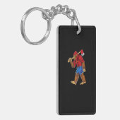 ビッグフットランバージャックTシャツサスカッチカーペンターメンズ キーホルダー (正面左)