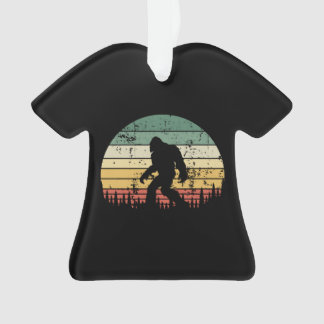 ビッグフットレトロサンセットギフト オーナメント