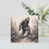 ビッグフットヴィンテージイラストレーション民俗学 カード (スタンド正面)