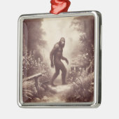 ビッグフットヴィンテージイラストレーション民俗学 メタルオーナメント (左)