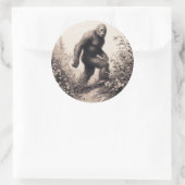 ビッグフットヴィンテージイラストレーション民俗学 ラウンドシール (バッグ)