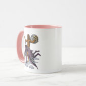 ビッグフット乗馬モスマン マグカップ (正面左)