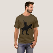 ビッグフット乗馬Tレックス Tシャツ (正面フル)