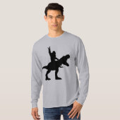 ビッグフット乗馬Tレックス Tシャツ (正面フル)