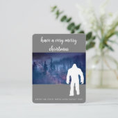 ビッグフット付きクリスマス シーズンカード (スタンド正面)