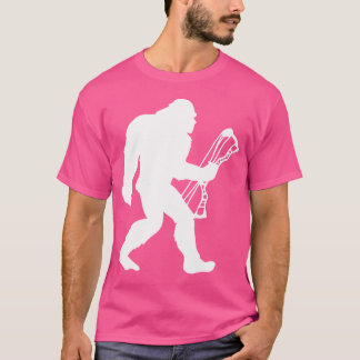 ビッグフット伝統的アーチェリーリクルブボウブブワッキン Tシャツ