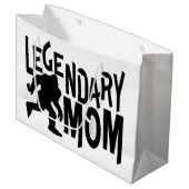ビッグフット伝説的なママ ラージペーパーバッグ (正面アングル)