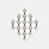 ビッグフット信じもお前には入らない！ スタンダードカクテルナプキン (角)